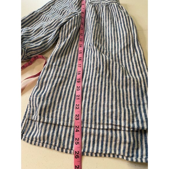 Universal‎ Thread Womens Striped Peasant Blouse Size M Prairie Cottage Oversized - Picture 7 of 10